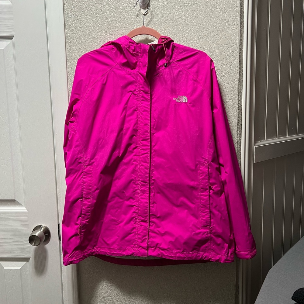 Hot Pink North Face Windbreaker